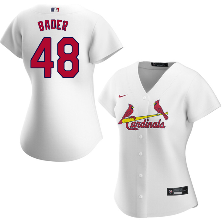 Nike Women #48 Harrison Bader St.Louis Cardinals Baseball Jerseys Sale-White